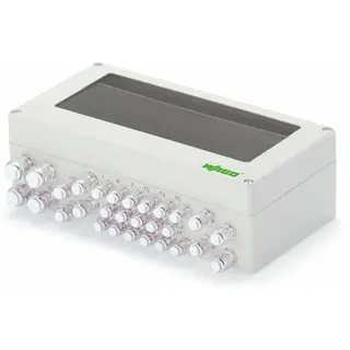 WAGO IP65-Systemgehäuse Aluminium (RAL 7035) BxHxT (240x100x160 mm) 850-826/002-000