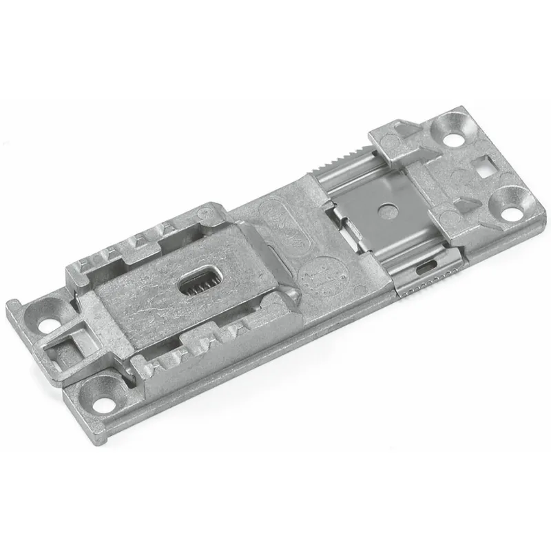 WAGO Tragschienenadapter aus Zinkdruckguss zur Befestigung der Geräte 787-8xx auf Tragschiene (TS 35) 787-897