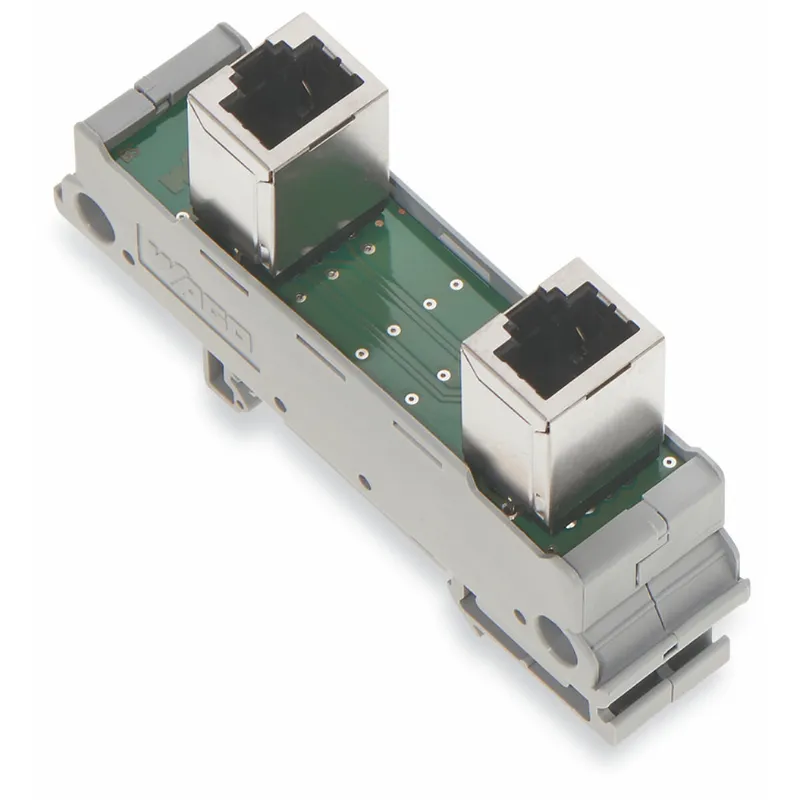 WAGO Übergabemodul RJ-45 mit Leistungskontakten cross-over 289-177
