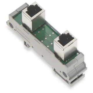WAGO Übergabemodul RJ-45 mit Leistungskontakten cross-over 289-177