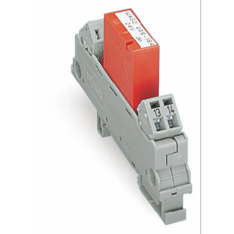 WAGO Relaismodul Eingangsnennspannung DC 24 V 1 Schließer grau 288-364