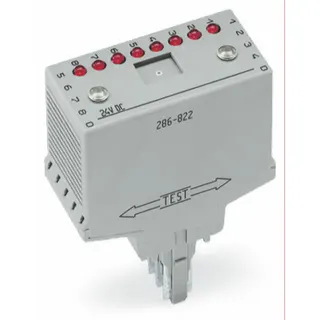 WAGO Bauteilmodul mit LED LED rot mit gemeinsamer Kathode 286-822