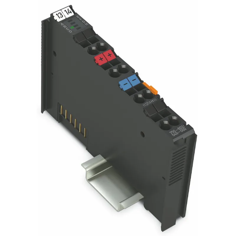 WAGO Potentialeinspeisung DC 24 V Extrem dunkelgrau 750-602/040-000