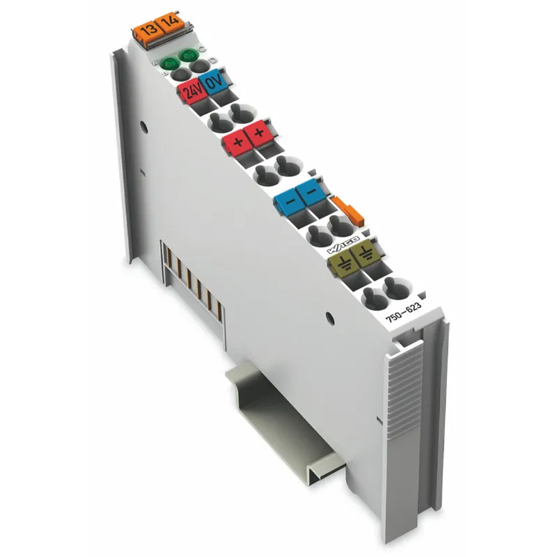 WAGO Potentialeinspeisung DC 24 V/5 V ? 15 V lichtgrau 750-623