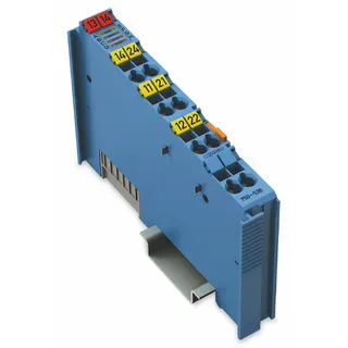 WAGO 2-Kanal-Relaisausgang Potentialfrei 2 Wechsler blau 750-538