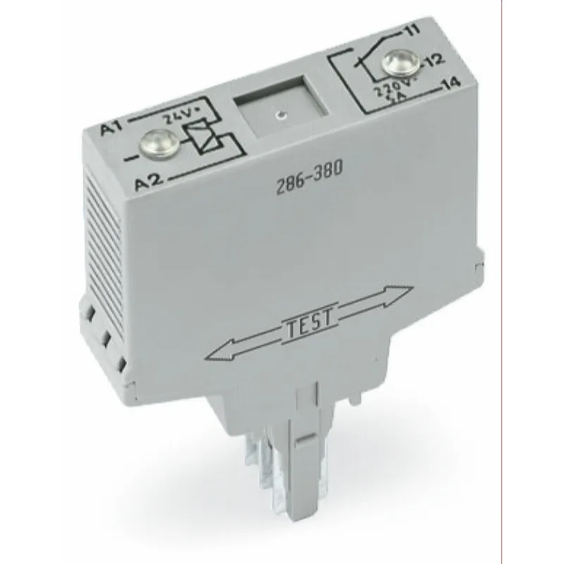 WAGO Relaismodul bistabil Eingangsnennspannung DC 24 V 1 Wechsler grau 286-380