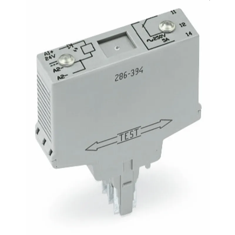 WAGO Relaismodul Eingangsnennspannung DC 24 V 1 Wechsler lichtgrau 286-394/004-000