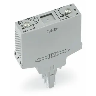 WAGO Relaismodul Eingangsnennspannung DC 24 V 1 Wechsler lichtgrau 286-394/004-000