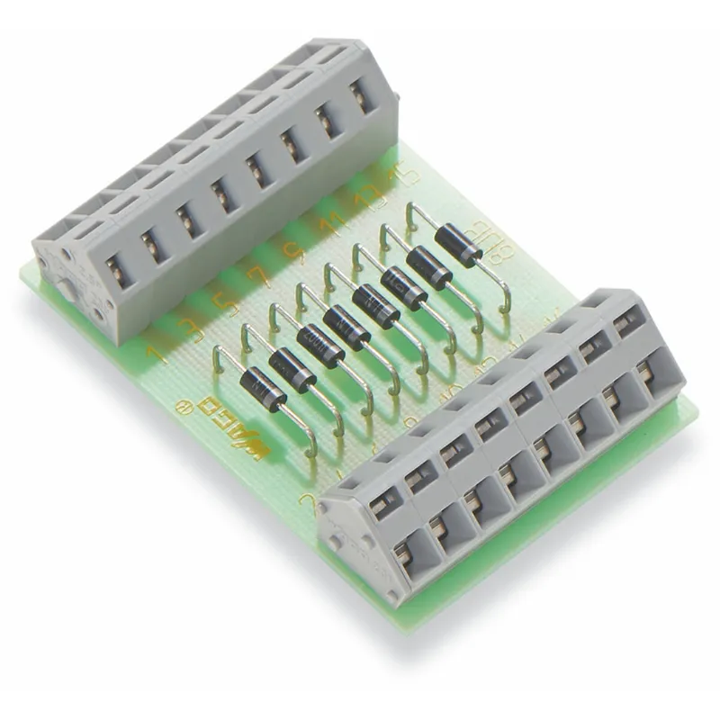 WAGO Bauteilmodul mit Diode mit 8 Stück Diode 1N4007 289-101