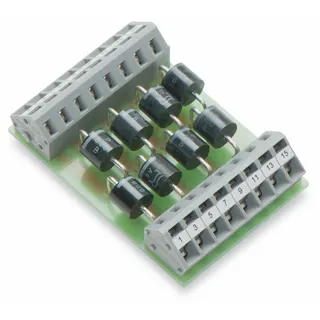 WAGO Bauteilmodul mit Diode mit 8 Stück Diode P600B 289-103