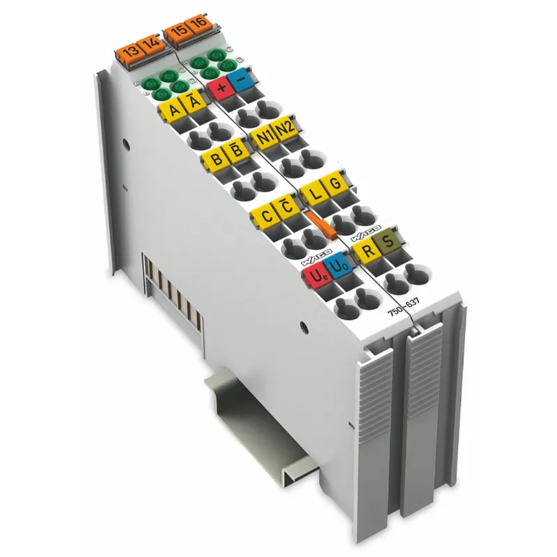 WAGO Inkremental-Encoder-Interface RS-422 32 Bit lichtgrau 750-637