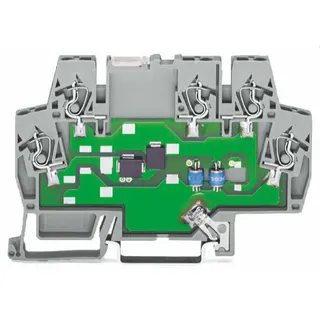 WAGO Überspannungsschutzmodul für Signaltechnik Nennspannung DC 24 V für 2 Signalpfade mit gemeinsamer Ableitung 792-802