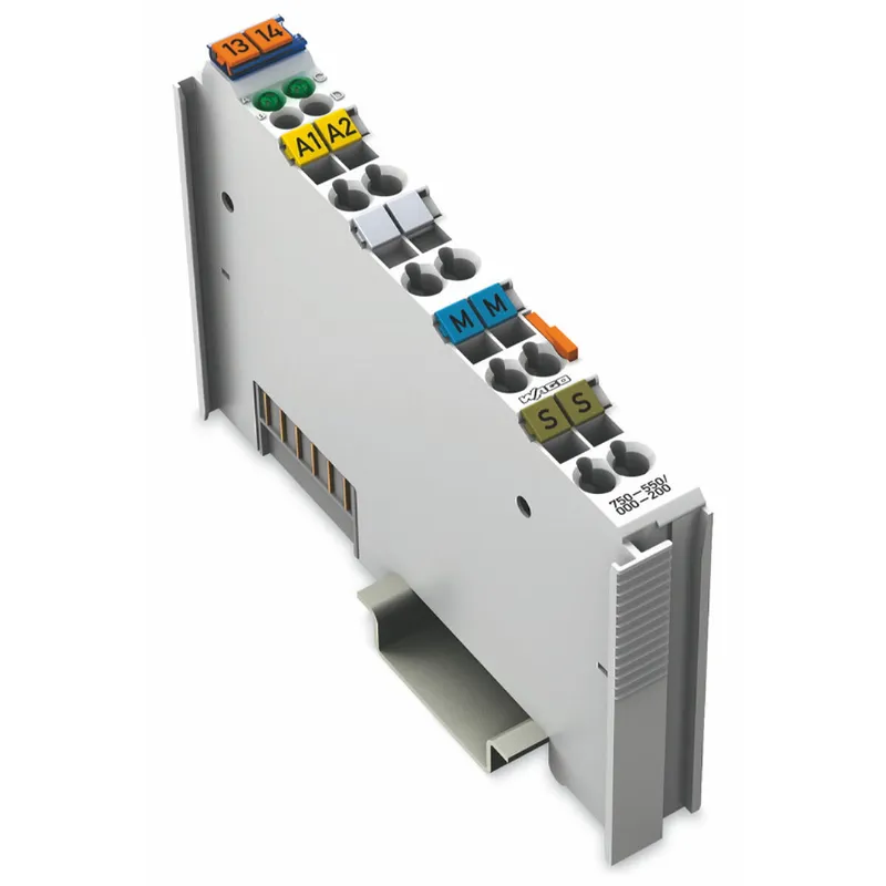 WAGO 2-Kanal-Analogausgang DC 0 ? 10 V Datenformat S5-Steuerung lichtgrau 750-550/000-200