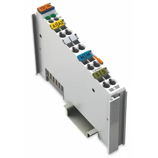 WAGO 2-Kanal-Analogausgang DC 0 ? 10 V Datenformat S5-Steuerung lichtgrau 750-550/000-200