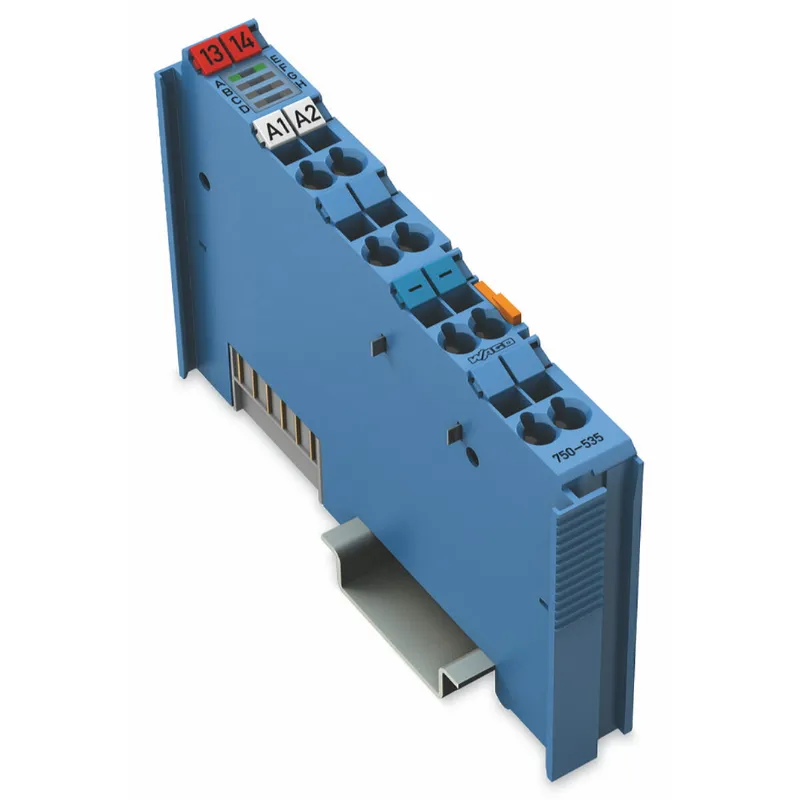 WAGO 2-Kanal-Digitalausgang DC 24 V Eigensicher blau 750-535