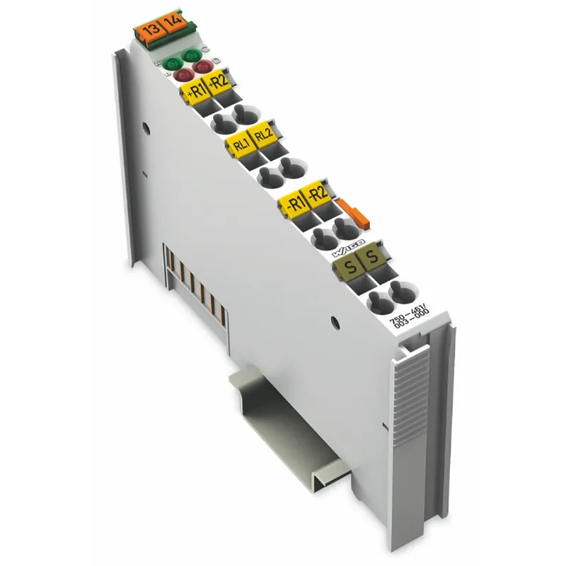 WAGO 2-Kanal-Analogeingang Für Widerstandssensoren Pt100-/RTD Einstellbar lichtgrau 750-461/003-000