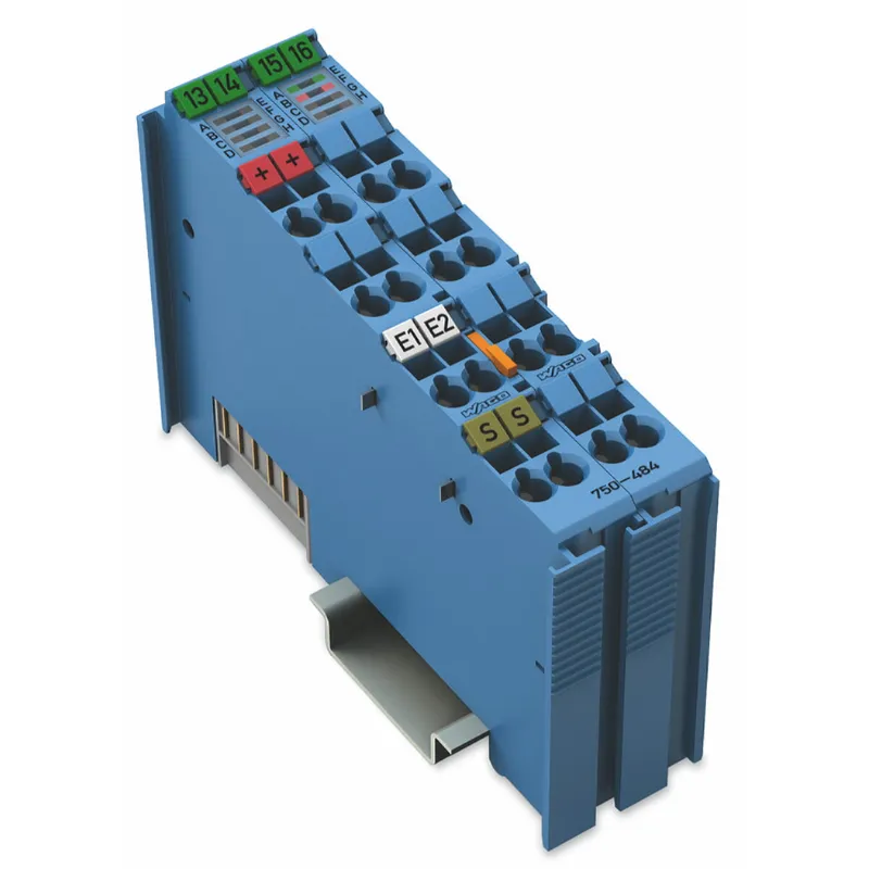 WAGO 2-Kanal-Analogeingang 4 ? 20 mA HART Eigensicher blau 750-484