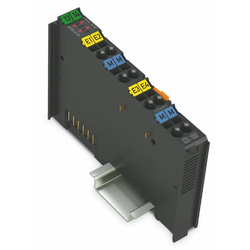 WAGO 4-Kanal-Analogeingang 0 ? 20 mA Single-Ended dunkelgrau 750-453/040-000