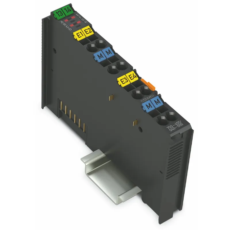 WAGO 4-Kanal-Analogeingang 4 ? 20 mA Single-Ended dunkelgrau 750-455/040-000