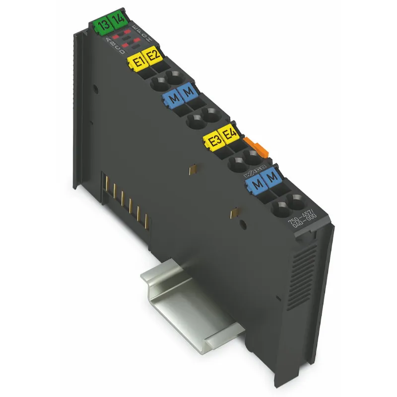 WAGO 4-Kanal-Analogeingang DC ±10 V Single-Ended dunkelgrau 750-457/040-000