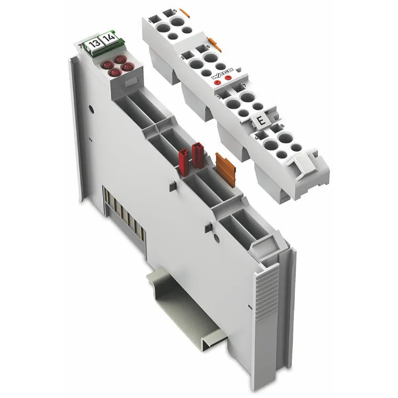 WAGO 4-Kanal-Analogeingang DC ±10 V Single-Ended lichtgrau 753-457