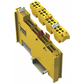 WAGO Sicherer Digitaleingang, 4 Kanäle DC 24 V PROFIsafe V 2.0 iPar gelb 753-661/000-003