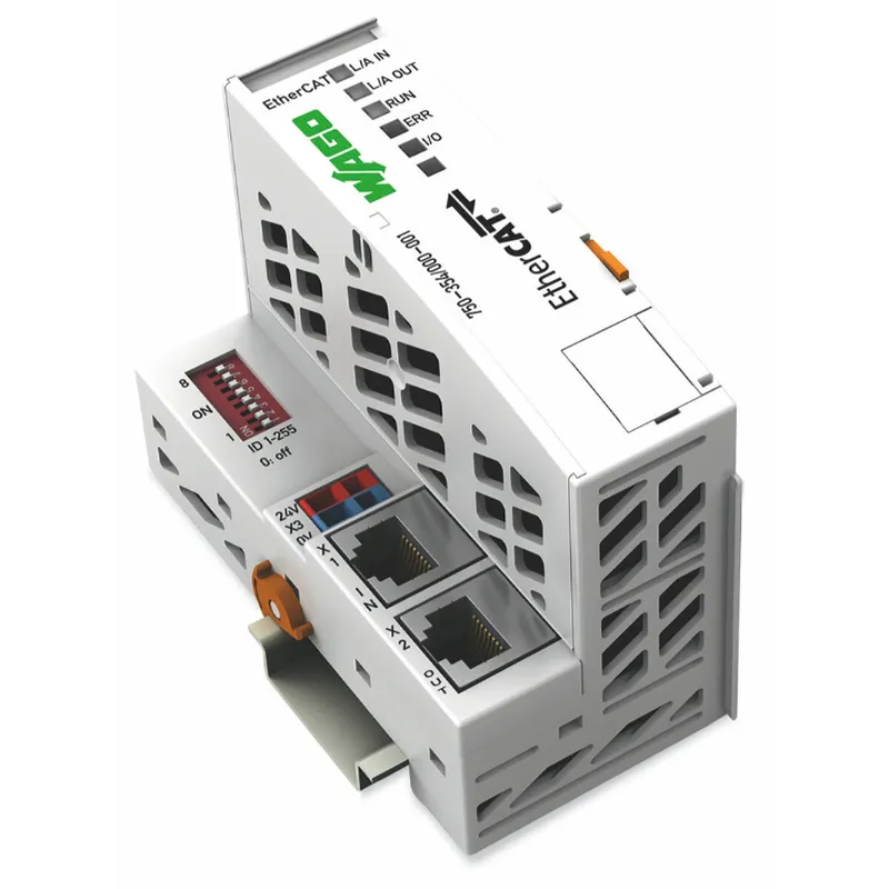 WAGO Feldbuskoppler EtherCAT ID-Switch lichtgrau 750-354/000-001