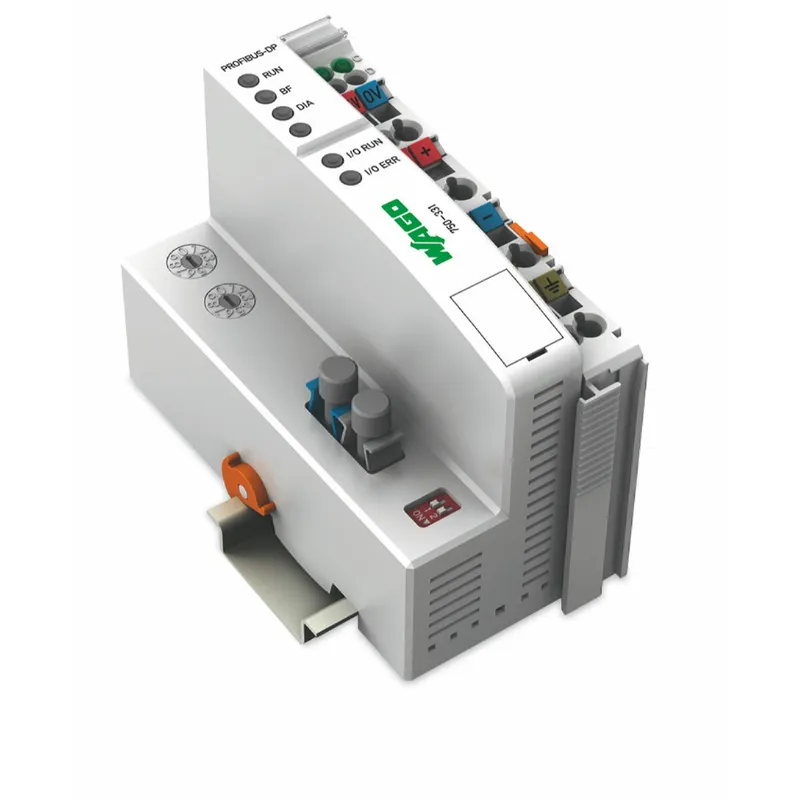 WAGO Feldbuskoppler PROFIBUS DP LWL-Anschluss 1,5 MBd lichtgrau 750-331