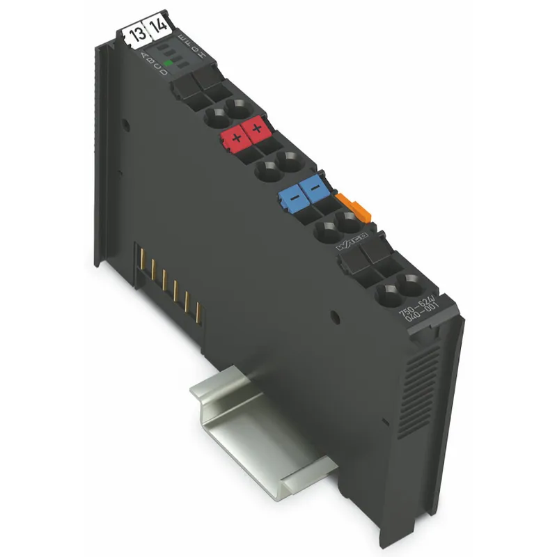 WAGO Feldeinspeisefilter (Surge) DC 24 V Höhere Isolation dunkelgrau 750-624/040-001