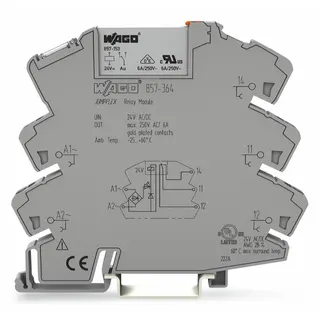 WAGO Relaismodul Eingangsnennspannung AC/DC 24 V 1 Wechsler 857-364