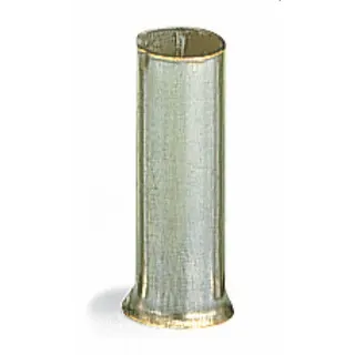 WAGO Aderendhülse Hülse für 6 mm? / AWG 10 ohne Kunststoffkragen silberfarben 216-108