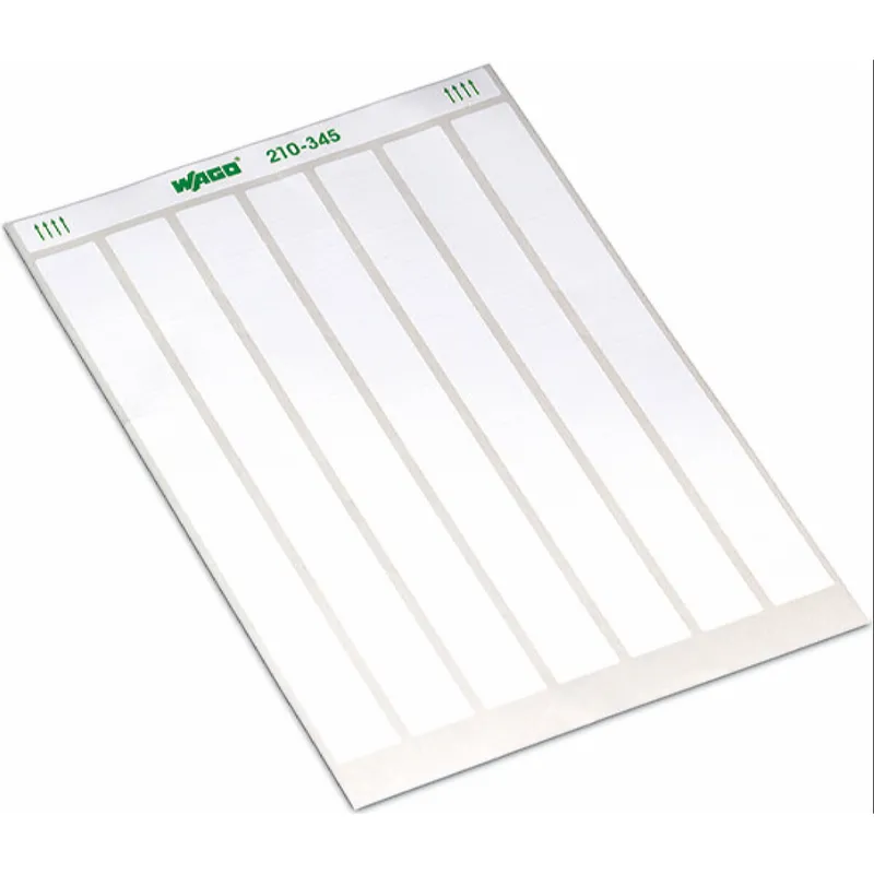WAGO Etiketten für Laserdrucker permanent klebend weiß 210-345