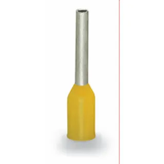 WAGO Aderendhülse Hülse für 0,25 mm? / AWG 24 mit Kunststoffkragen gelb 216-321