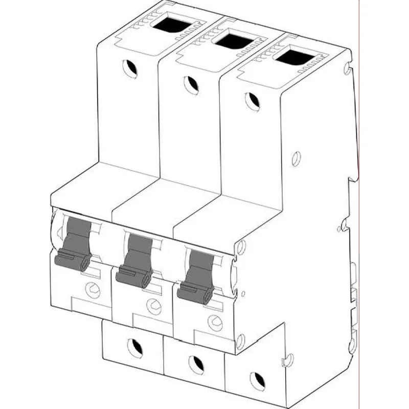 ABN Hauptsicherungsautomat 50A 3polig mit Quickadapter XHA350-5