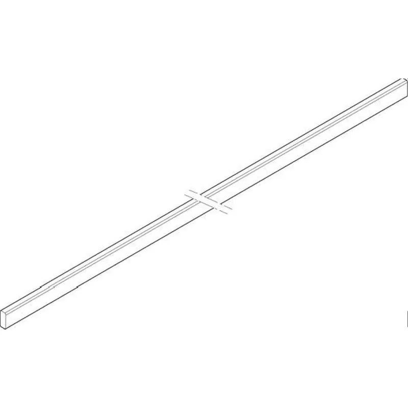 ABN CU-Schiene 4RE 12x5x595mm senkrecht XCUS514
