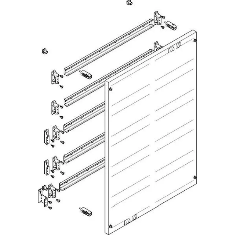 ABN ESPRO-Modul flach 500x750mm waagrecht schutzisoliert MF2510