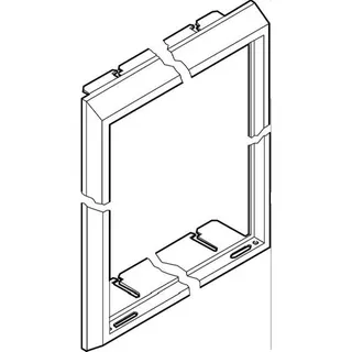 ABN Blendrahmen für S57 RAL 9016 GBR57