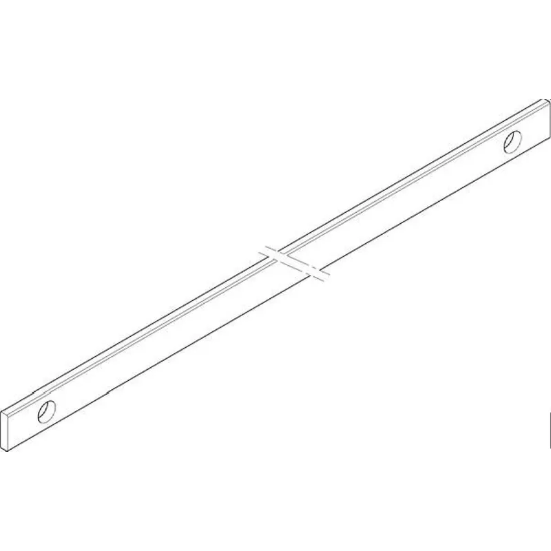 ABN CU-Schiene 5FB 20x5x1337mm waagrecht beidseitig XCUW525B