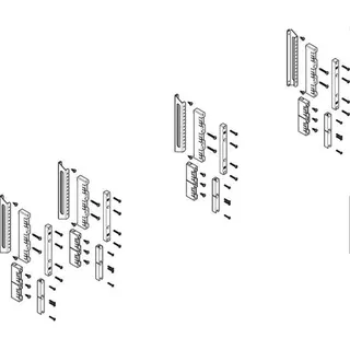 ABN Sammelschienenmodul tief 60mm für CU 12x5mm 5polig 32mm MTS53605