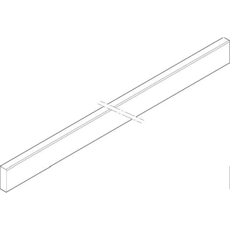 ABN CU-Schiene 4RE 30x10x595mm senkrecht XCUS134
