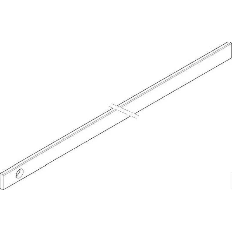 ABN CU-Schiene 2FB 20x5x541mm waagrecht einseitig XCUW522E