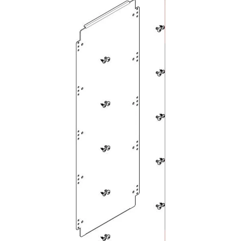 ABN Montageplatte 244x732mm 1FB/5RE FMA15N