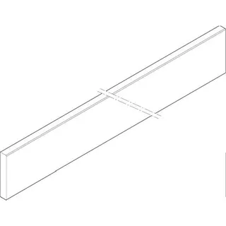 ABN CU-Schiene 5FB 60x10x1245mm waagrecht XCUW165