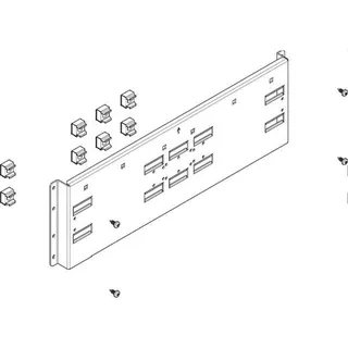 ABN Montagetraverse 2FB/3RE für 2xNH2 Trenner FMT23322N