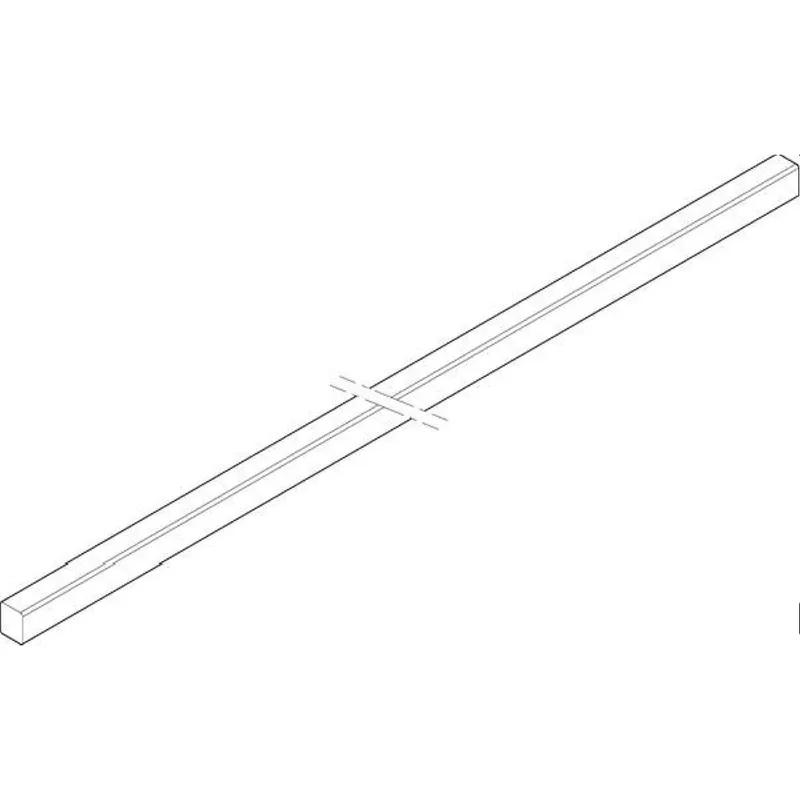 ABN CU-Schiene 5RE 12x10x745mm senkrecht XCUS115