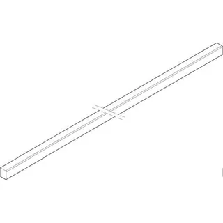 ABN CU-Schiene 3FB 12x10x698mm waagrecht XCUW113K