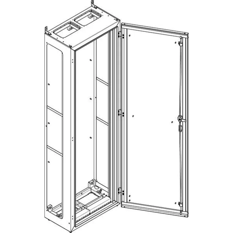 ABN Standgehäuse geerdet IP55 590x1890x340mm NT212EB
