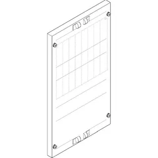 ABN Abdeckplatte 250x450mm 1FB/3RE 60mm NH00/000/D02 FAP13674N