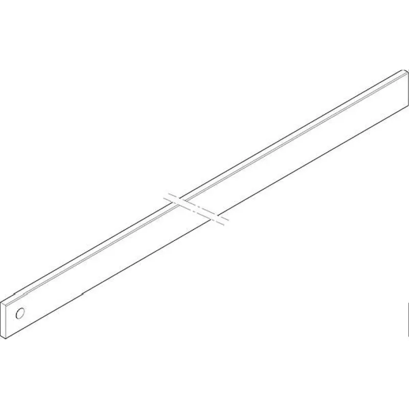 ABN CU-Schiene 2FB 50x10x541mm waagrecht einseitig XCUW152E