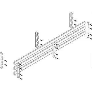 ABN Sammelschienenmodul 60mm mit CU 30x10mm 3polig 70mm MTSC42763